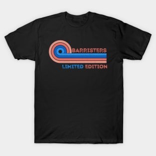 Barristers Limited Edition Retro Vintage - Present Birthday Ideas For Barristers T-Shirt